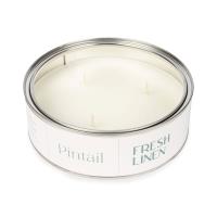 Pintail Candles Fresh Linen Triple Wick Tin Candle Extra Image 2 Preview